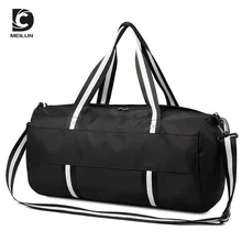DC. MEILUN Водонепроницаемая вместительная Мужская Спортивная Дорожная сумка модная женская спортивная сумка Вместительная мужская сумка через плечо с сумкой для обуви