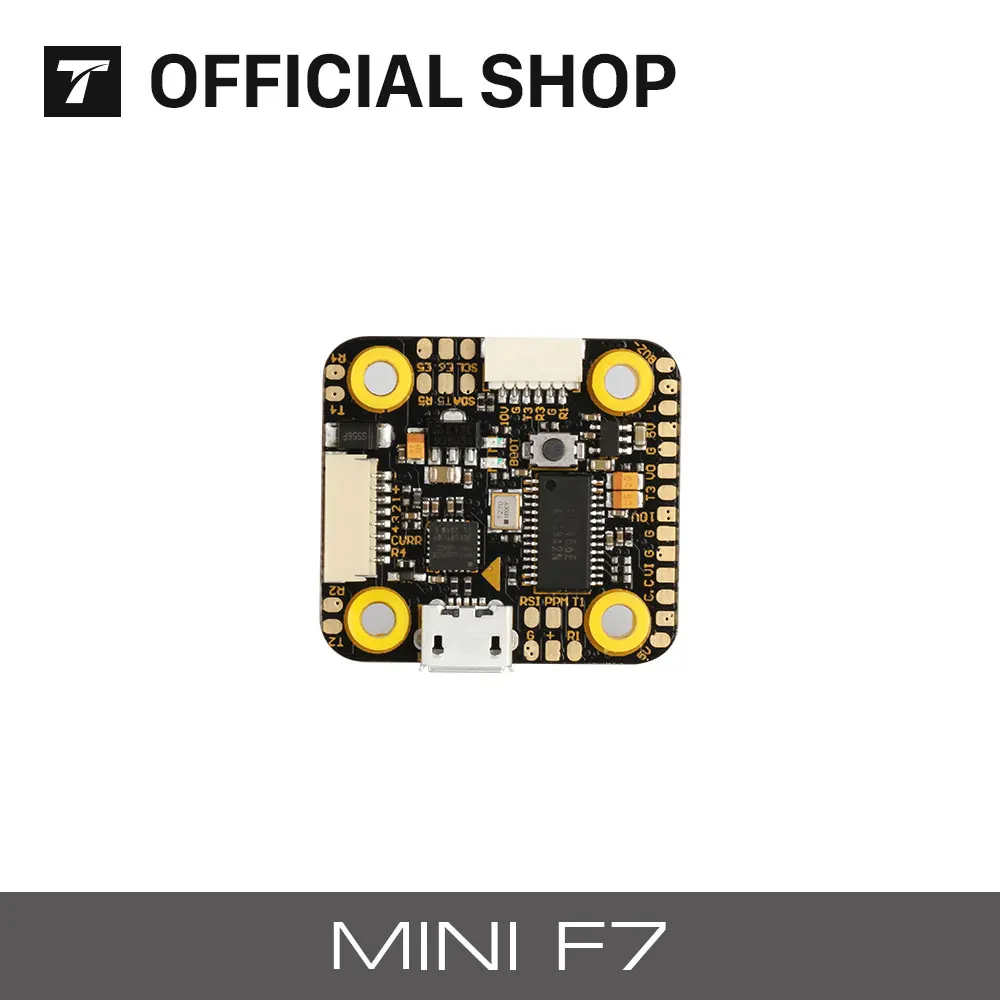 T motor MINI F7 (HD + OSD VTX SWITCH) Контроллер полета для FPV RC Дрон гоночный Квадрокоптер|Детали