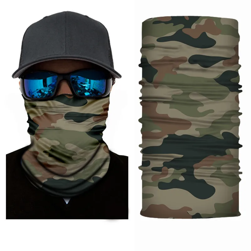 Army Tactical Fishing Face Mask Scarf Polyester Windproof Winter Head and Neck Warmer Headweara Ice Fishing Clothes Accessories