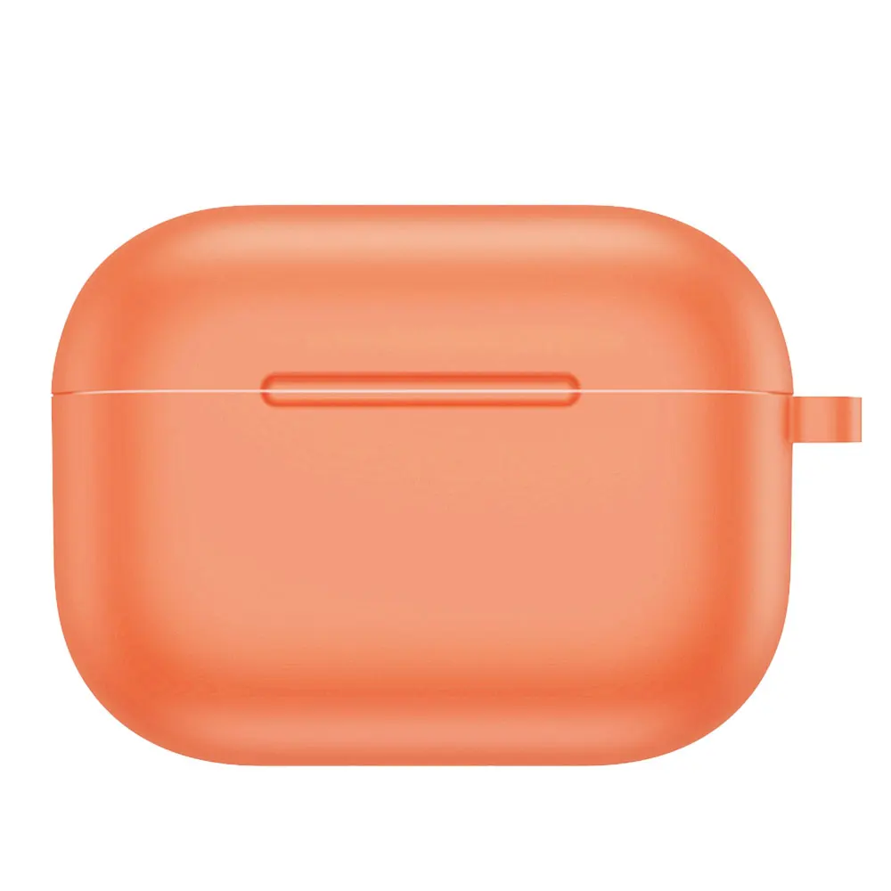 Для AirPods Pro Чехол Силиконовый круглый нижний чехол беспроводной Bluetooth наушники защитный чехол против царапин с вешалкой