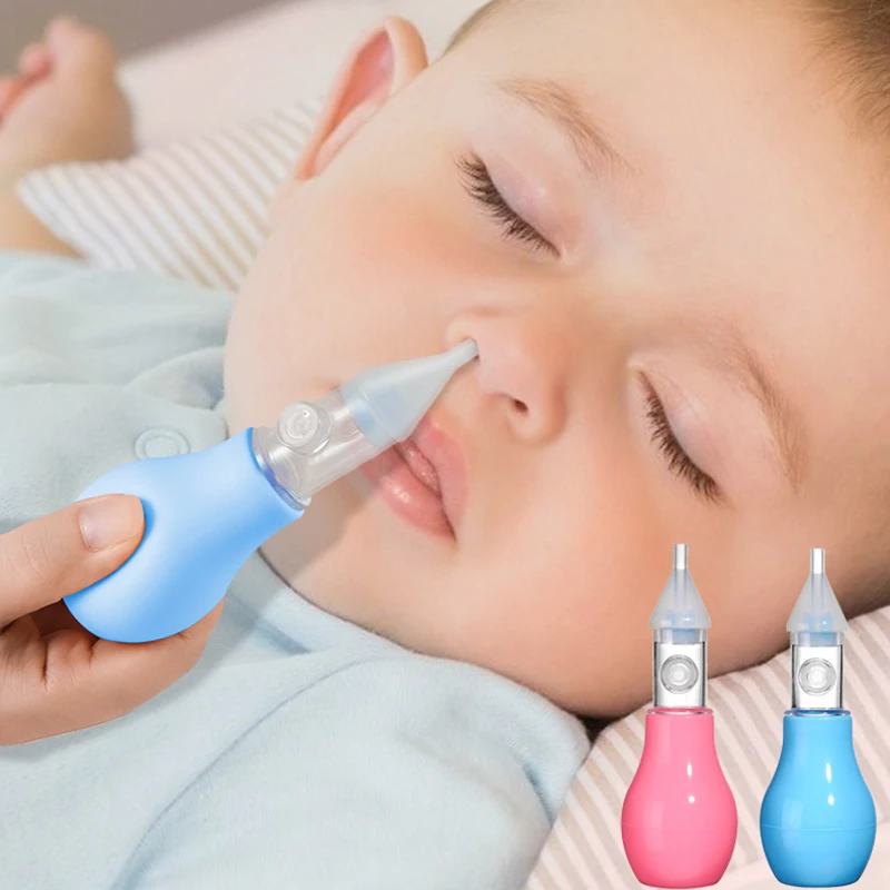 Bebé de silicona nasal bomba para aspirador tipo neonatal frío moco nasal limpiador antibackflow aspirador nasal de bebé seguro y no tóxico