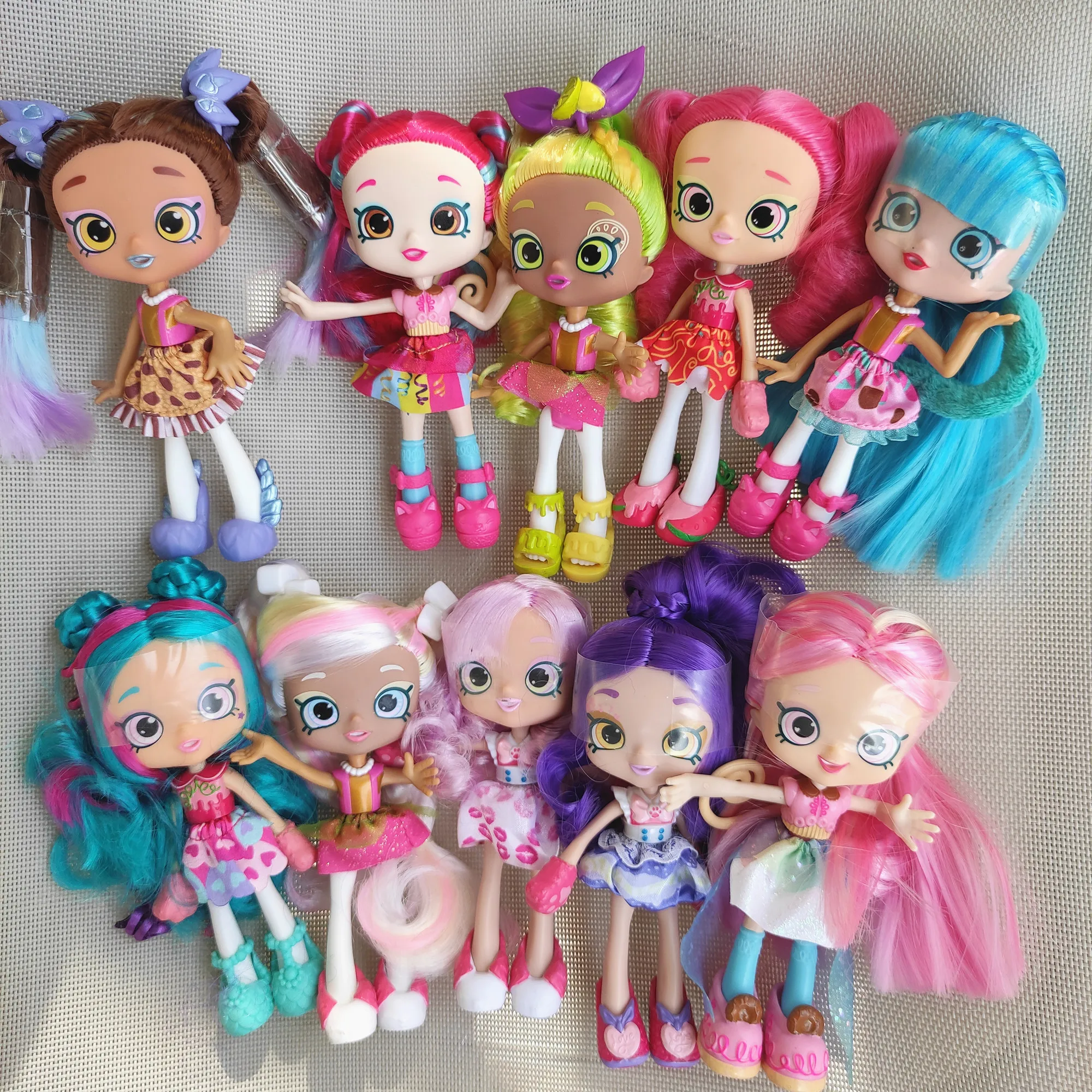 Shopkins Girl Fashion Kawaii Princess Suit Doll Shopping Fruit Girls