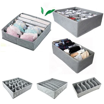 

3 pcs/set Storage Boxes Underwear Bras Sorting Organizer Storage Box Ties Scarf Socks Drawer Closet Organizers Box