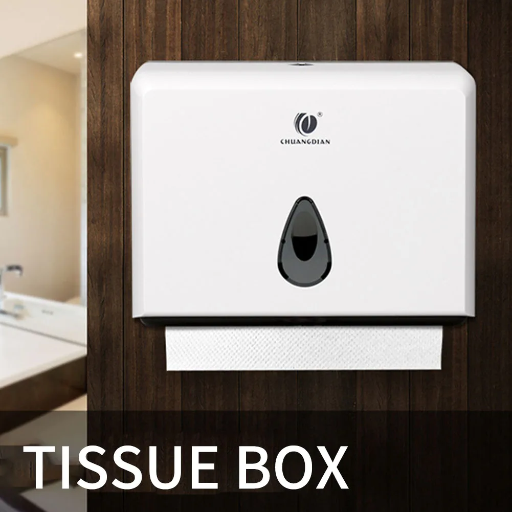 

Wall Mounted Bathroom Accessories Manual Plastic WC Waterproof Toilet Paper Holder Organizer Hand Towel Dispenser Home Hotel