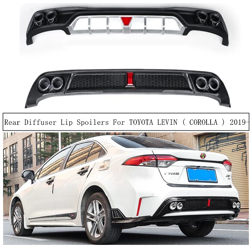 Задний диффузор для TOYOTA LEVIN ( COROLLA ) 2019 2020 2021 высококачественные автомобильные