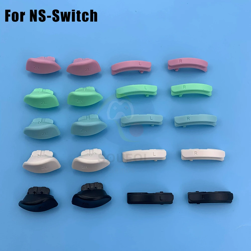 

2021 New Replacement ABXY Direction Keys SR SL L R ZR ZL Trigger Full Set Buttons with Joystick Caps for Nintendo Switch Joy Con