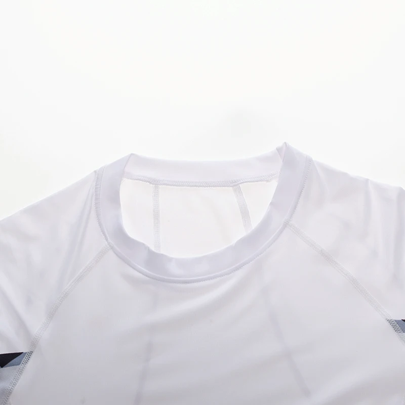 Термобелье мужской костюм для фитнеса Спортивная компрессионная горячая футболка+ колготки Антибактериальная пластиковая рубашка Рашгард MMA
