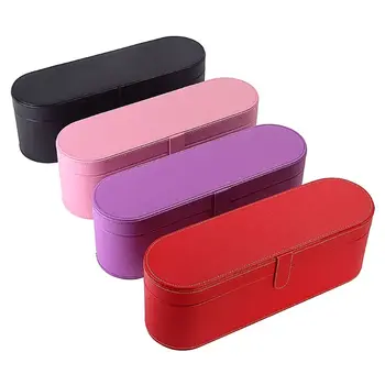 

Portable PU Leather Travel Hair Dryer Storage Box Storage Box Cover Case Organizer