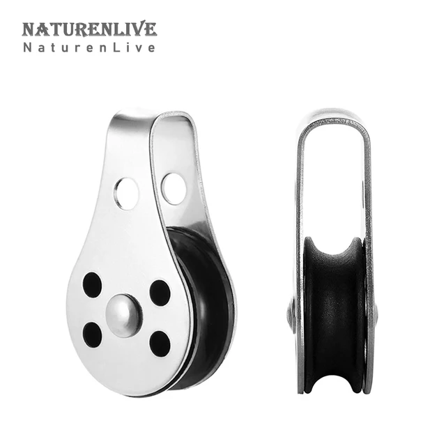 2/4Pcs 316 Rozsdamentes Acél, Egy Tárcsás, Nagyteljesítményű Kábelhuzal -Kötélhenger Nejlon Szíjtárcsa A Mosás Lógó Emelő