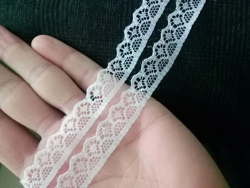 white 13mm wide 5-10 ярдов абсолютно новое красивое белое кружево, поделки/свадьба/одежда/кружевная лента Подарочная упаковка(5 или 10 ярдов/рулон - Цвет: white 13mm wide