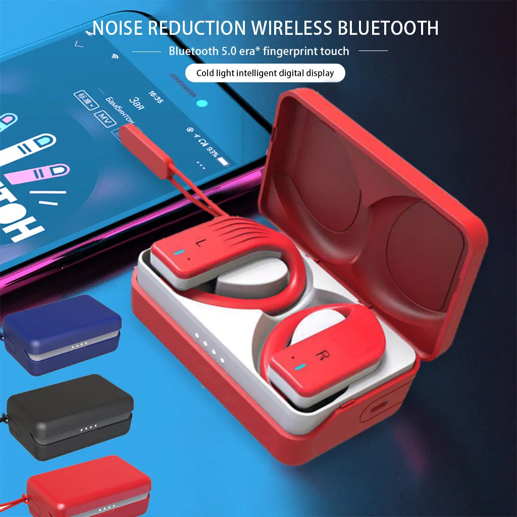 

Wireless Earbud TWS Mini True BT 5.0 Stereo Earphone Bass In-Ear Headset Bluetooth Headset Sports For iphone/huawei/sumsung#20