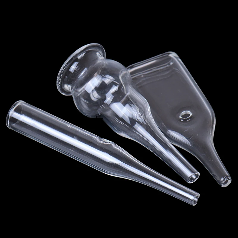 3Style Glass Pipes for Blackhead Removal Face Pore Cleanser Beauty Machine Vacuum Facial Care Accessories