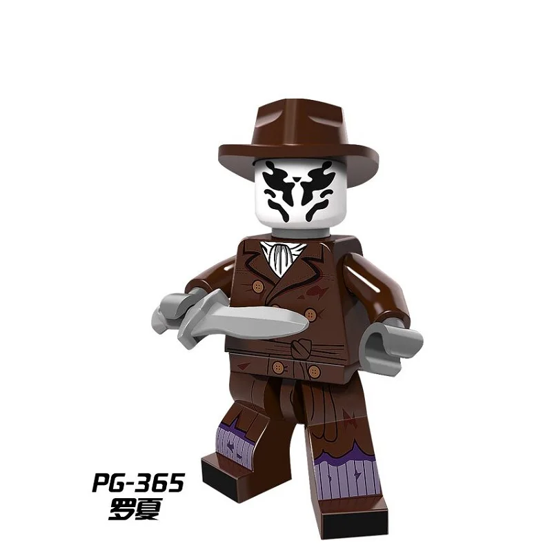 Одиночная PG365 Rorschach Walter Kovacs DC Super Heroes Watchmen строительные блоки кирпичи Детский подарок игрушки