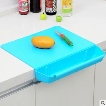 

Candy Color Chopping Block Kitchen Practical Two-in-one Accept Bring Vegetable Chopping Board Chopping Block Plastic Thickening