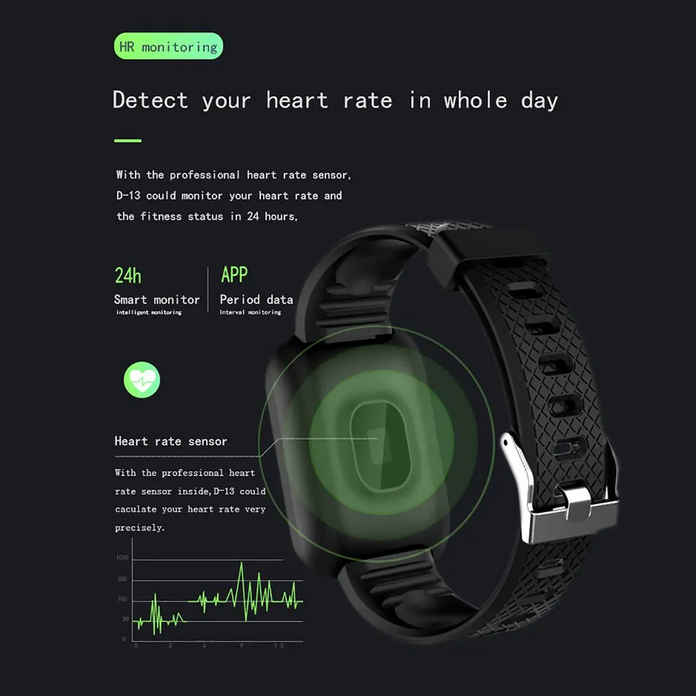 Умный Браслет фитнес-трекер часы здоровье пульсометр кровяное давление Водонепроницаемый умный браслет для мужчин для Android iOS