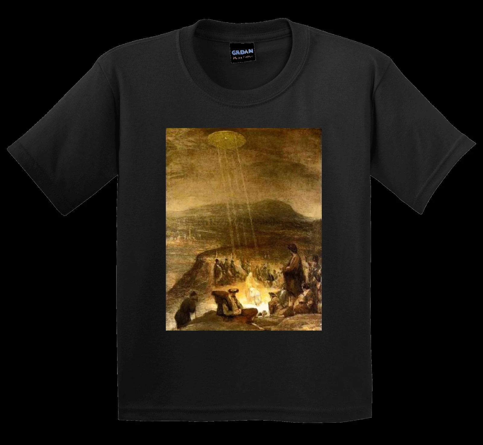 Ancient alientes Aert De Gelder 1710 футболка новая НЛО искусство крещение Христос цвет юрни