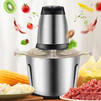 

3 liter stainless steel food chopper vegetables fruits and nuts 4 high-power sharp blades