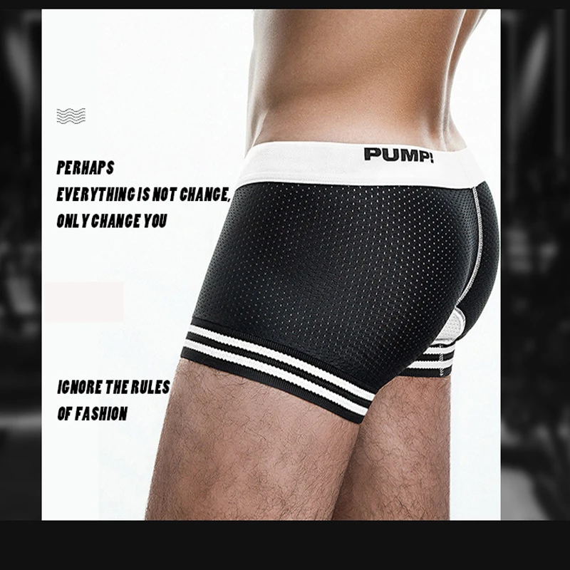 

1pc Branded Men Jockstraps Sexy Underwear Men Boxers Solid Convex Mens Underpants Short Panties Slip Homme Cueca Gay Underwear