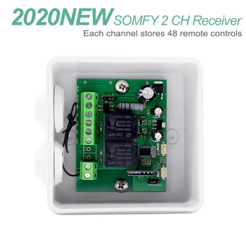 

Somfy remote Receiver Somfy rts controller rts somfy remote control switch For SOMFY Keytis 4 RTS Telis 4 RTS 12v/24 v 433.42MHz