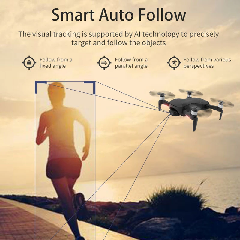 ZWN X12 Anti-shake 3 Axis Gimble GPS Drone with WiFi FPV 4K HD Camera Brushless Motor Foldable Quad
