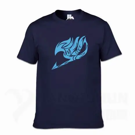 Boutique T-shirt Summer New Printed Fairy Tail T Shirts Men Anime T Shirts Short Sleeve O-neck Fashion T-shirt Cartoon Tops Tee