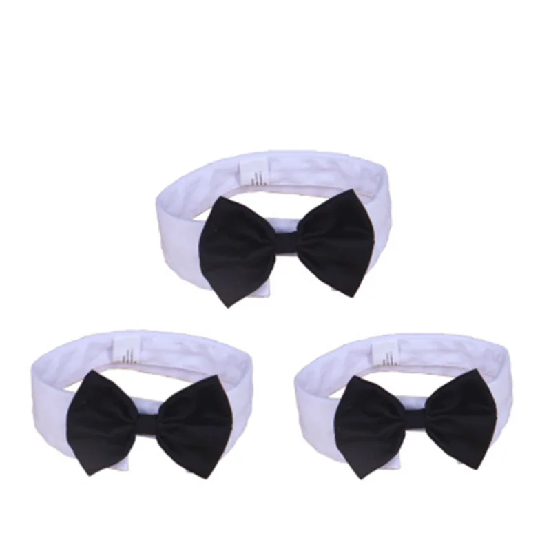 

10 Pcs Dog Bow Tie Adjustable Gentleman Pet Dog Pet Bowtie Collar Holiday Decoration Acciessories Necktie Party Grooming