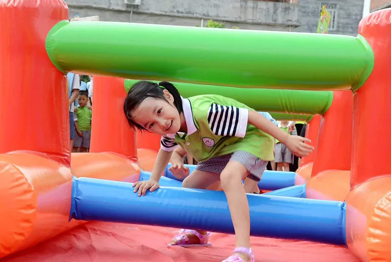 Забавные детали реквизит баланс луч четыре игры надувные препятствия ход унисекс провинция Гуандун игры Реквизит