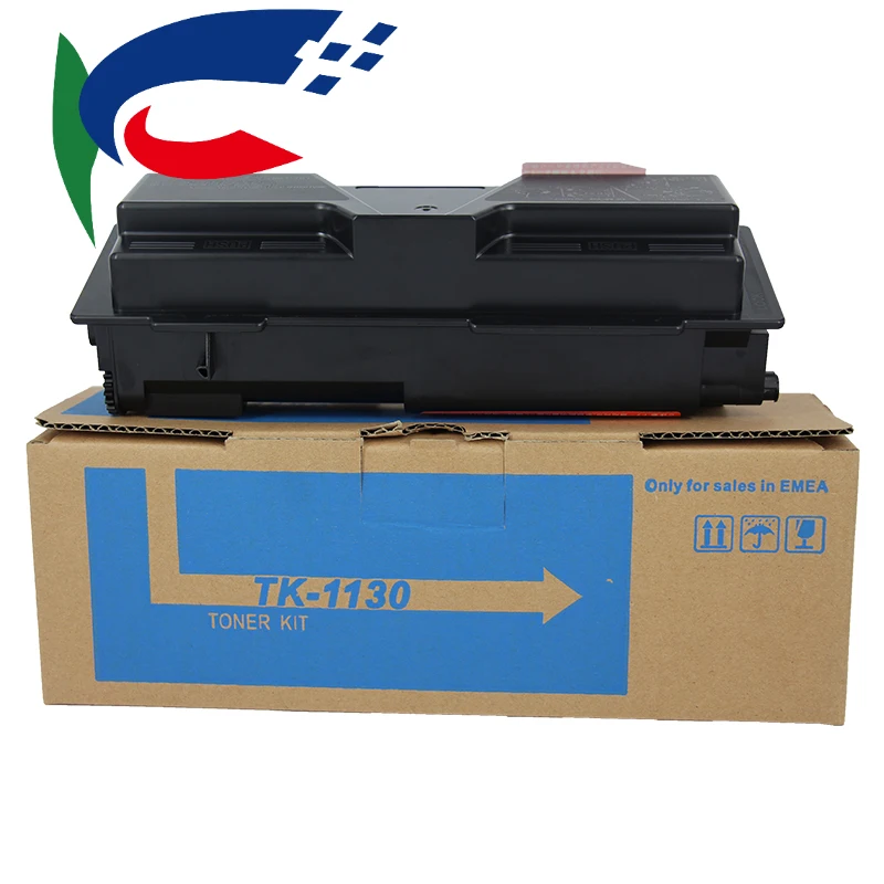 2 шт. TK1130 BK тонер-картридж для лазерного принтера Kyocera TK-1130 FS-1030 MFP ECOSYS M2030dn(PN) M2530dn |
