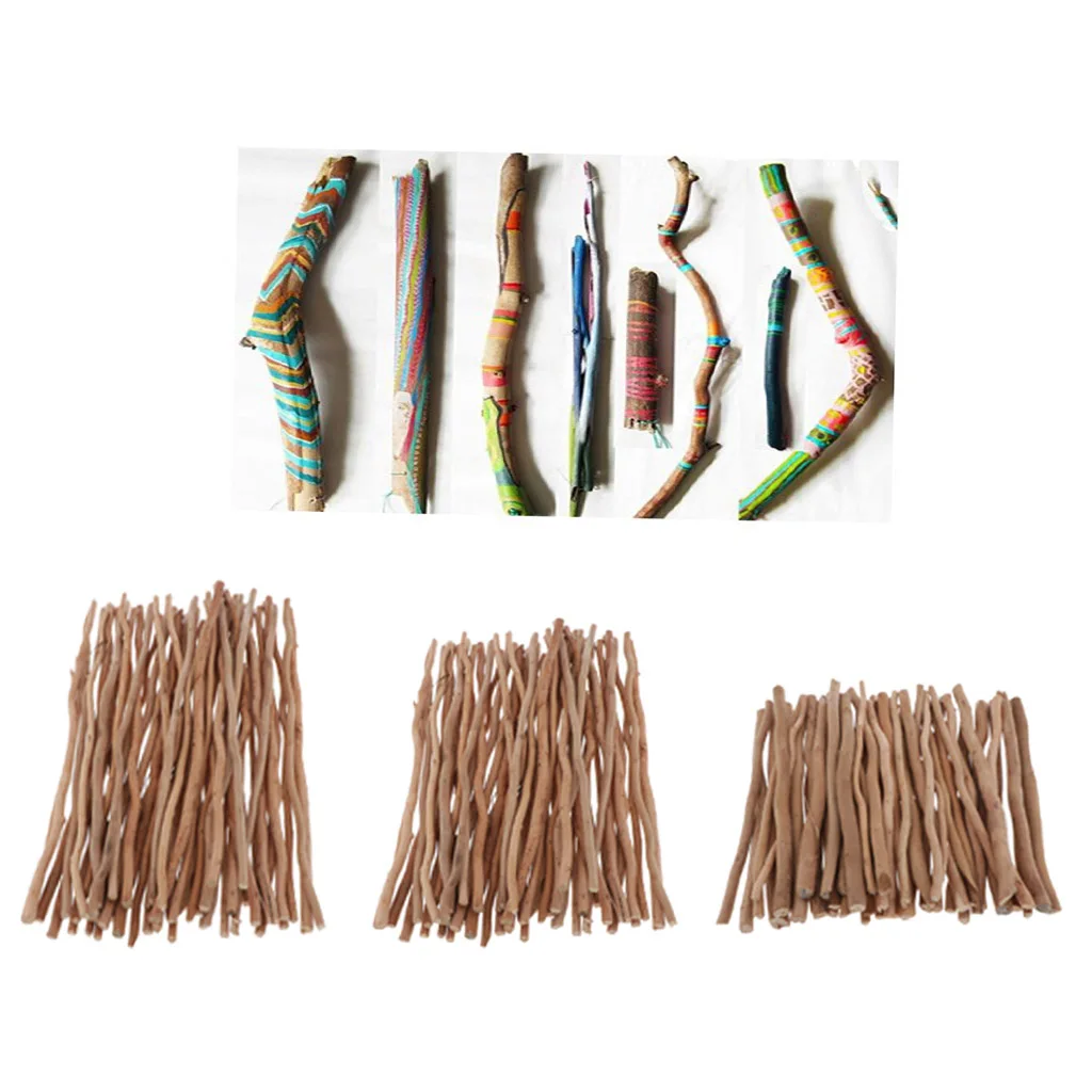 50x Natural Tree Branch Twigs For Living Space, Marriage, Party