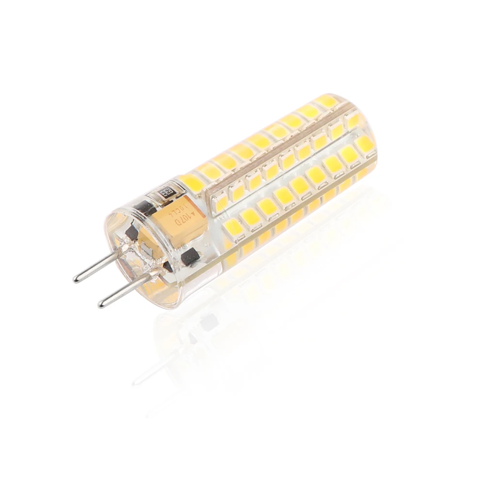 Konesky Высококачественная Светодиодная лампа 12 В G6.35 7 Вт SMD2835 силиконовая теплого