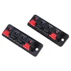 2Pcs Plastic 4 Positions Connector Terminal Push In Jack Spring Load Audio Speaker Terminals Breadboard Clip ► Photo 1/6