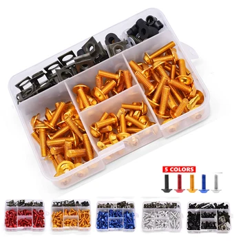 

Motorcycle Full Fairing Bolts Kit Screws Fastener Clips Screw Nut For Suzuki GS550M GSX1100F GSX600 600 750 Katana vz 800 DL1000