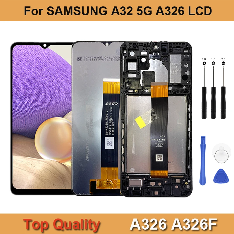 

Сменный ЖК-экран с рамкой для SAMSUNG Galaxy A32