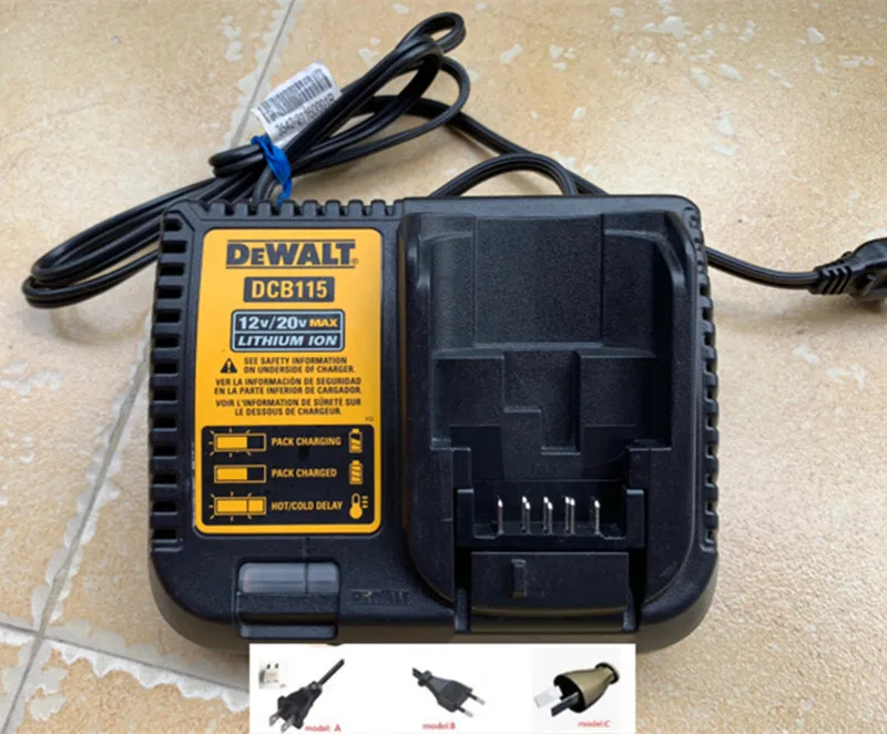 Зарядное устройство DCB115 для DEWALT 220-240 В переменного тока 110 DCF895 DCF889 DCF885 DCF880 DCF835 DCF830