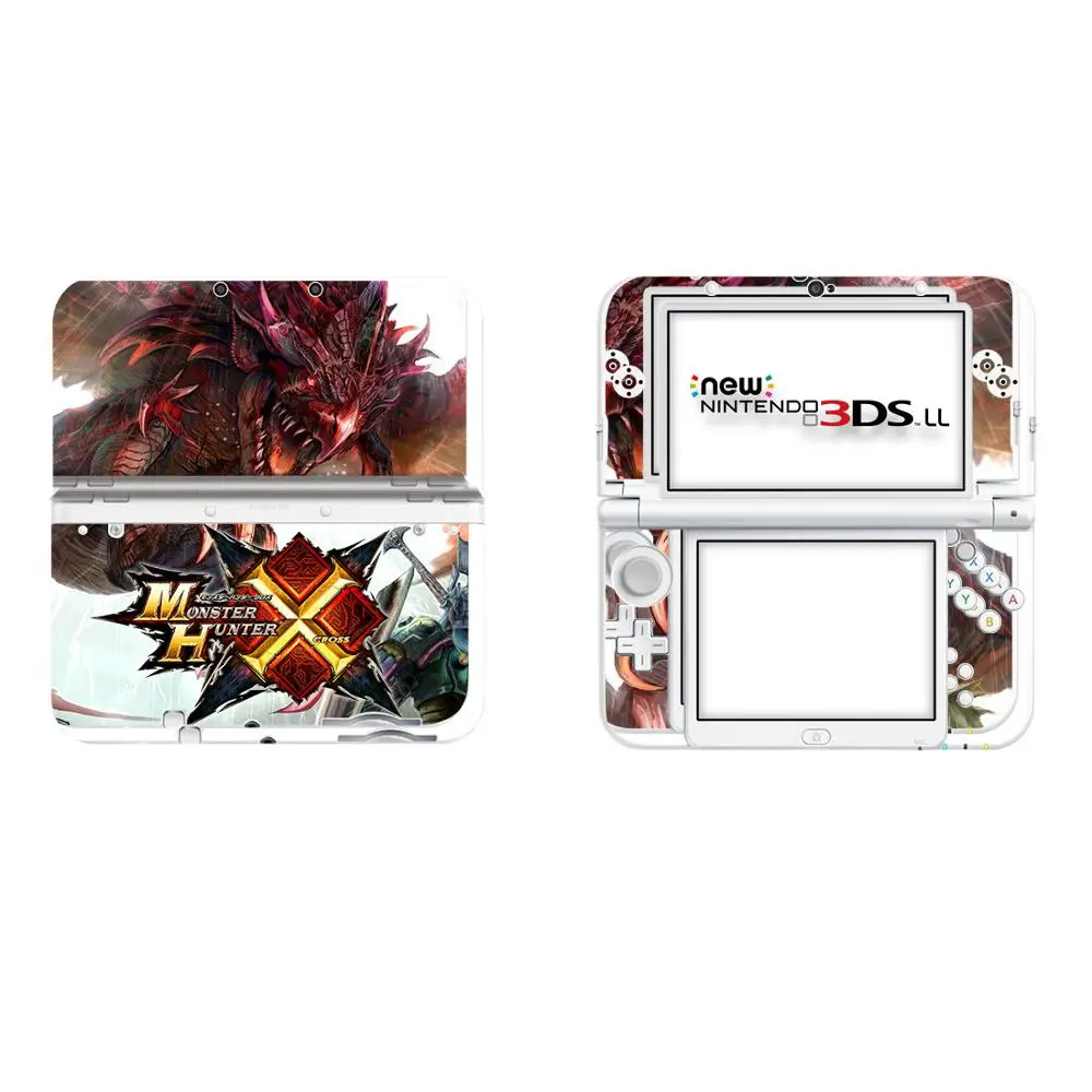 DSLL0039 Monster Hunter полное покрытие наклейка Кожа Наклейка для NEW 3DS XL Скины Наклейка s для NEW 3DS LL Виниловый протектор кожи наклейка - Цвет: DSLL0039
