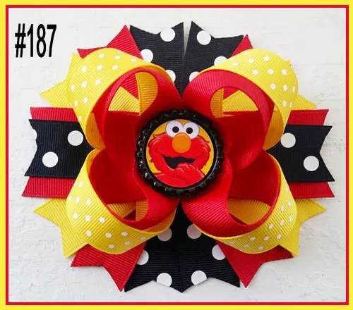 A0145ibl150324187 4," Вдохновленный Бутик слоистых волос лук на день рождения для волос банты принцессы волос банты девушки заколки-с - Цвет: A0145ibl150324187