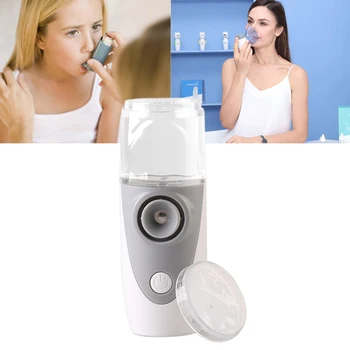 

Steaming Devices Silent Face One-button Operation For Kids Adult Portable Inhaler Nebulizer Asthma Household USB Rechargeable