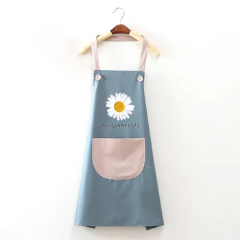 

Nordic Style Adult Apron Woman Oil-proof Sleeveless Bibs Home Cooking Baking Coffee Shop Cleaning Aprons Kitchen Tools Accessory