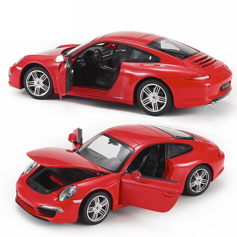 Спортивные автомобили Rastar 1:24 литые под давлением 911 высокая симуляция