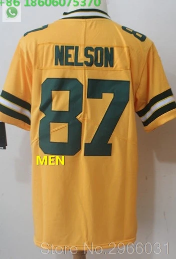 For men Блейк Мартинес Jimmy Graham Качественная мужская футболка для взрослых 12 Aaron Rodgers Clay Matthews 52 Ha Clinton-Dix 21 Green Bay - Цвет: For men