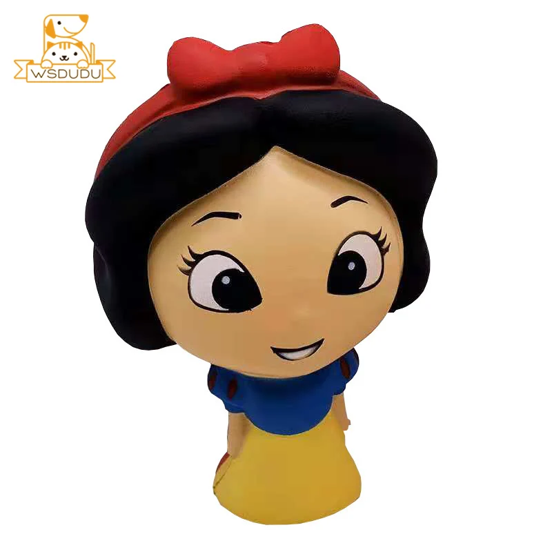 snow White Красивая принцесса мягкие игрушки Белоснежка Белль Золушка милый мультфильм девушка фигура антистресс сжимаемая, Успокаивающая Декор подарок - Цвет: snow White