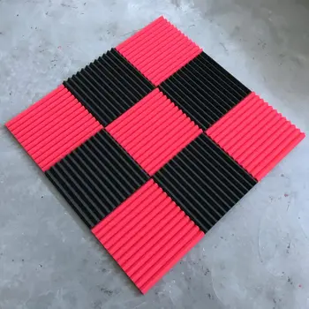 

12 Pcs Acoustic Panels Soundproofing Foam Acoustic Tiles Studio Foam Sound Wedges 1inch X 12 inch X 12 inch