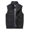 Plus Big Size 6XL 7XL 8XL Brand Clothing Autumn Mens Vests Sleeveless Jacket Cotton Casual Multi Pocket Vest Male Waistcoat Coat ► Photo 3/6