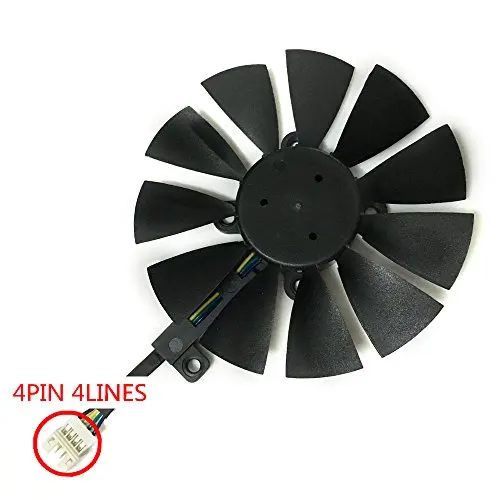 PLD09210S12HH/t129215su VGA кулер графика rx480/580 вентилятор для ASUS STRIX R9 390X/R9 390 RX480 RX580 видеокарты охлаждения