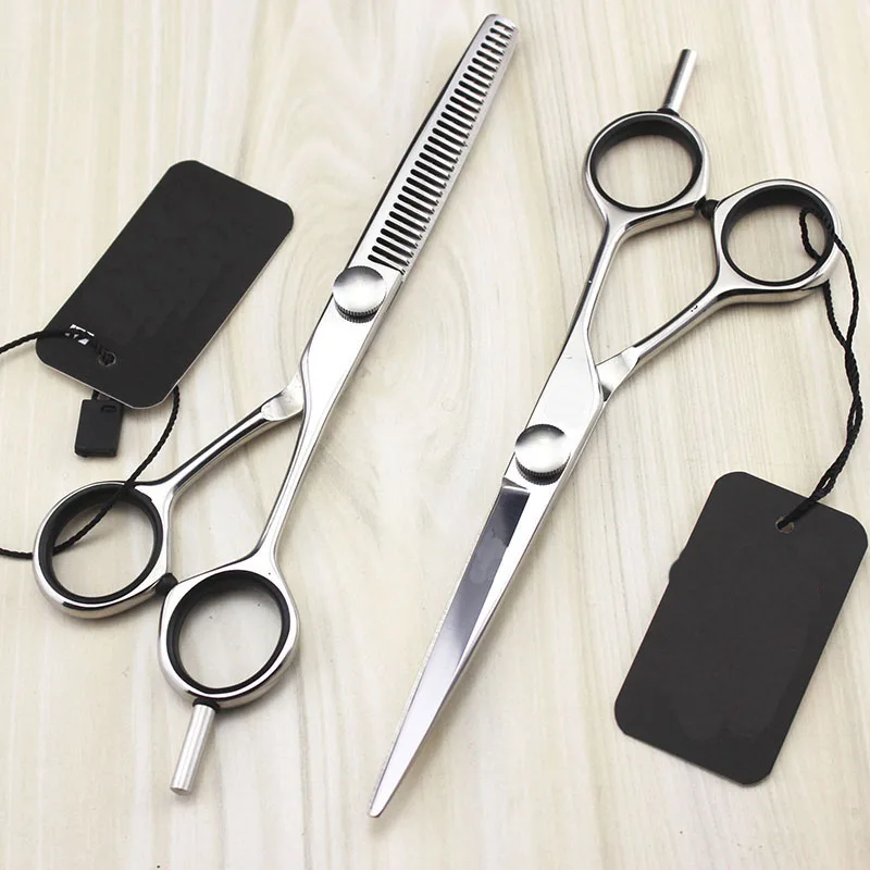 

High Quality 6inch or 5.5inch Pet Straight Thinning Scissor Set with Case Professional Pet Grooming Clipper Shear Hair Cut Tool