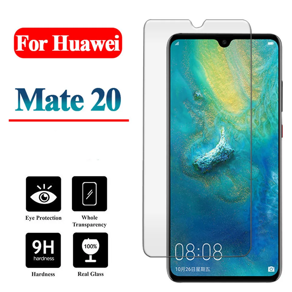 

Zfifimy Tempered Glass For Huawei Mate 20 Screen Protector Glass For Huawei Mate20pro Mate20 Lite Not Full Cover Front Film