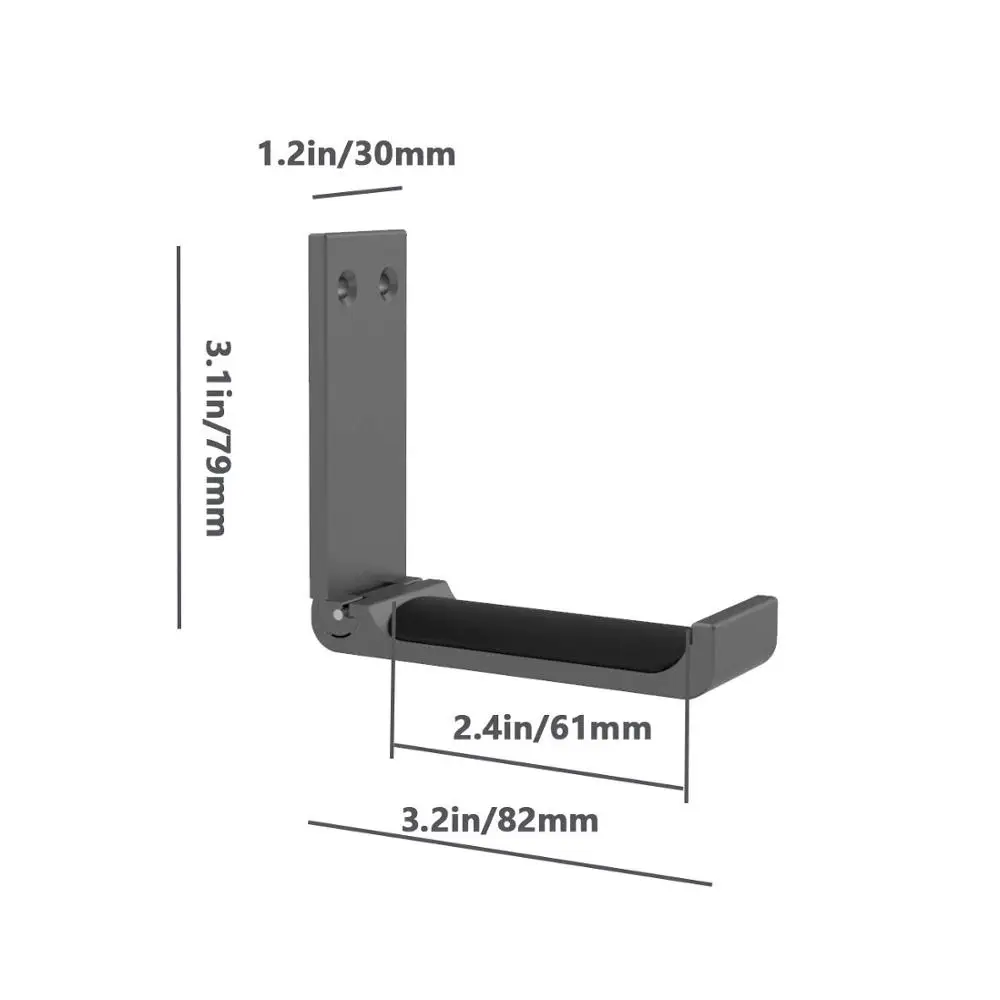 2 шт вешалка для стойки наушников, держатель гарнитуры крепление, крюк алюминий с прочная клейкая лента для наушников