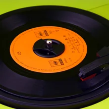 2 шт. 37 мм 7 дюймов сменный музыкальный проигрыватель аудио виниловая пластмассовая пластинка 45 об/мин мини-фонограф