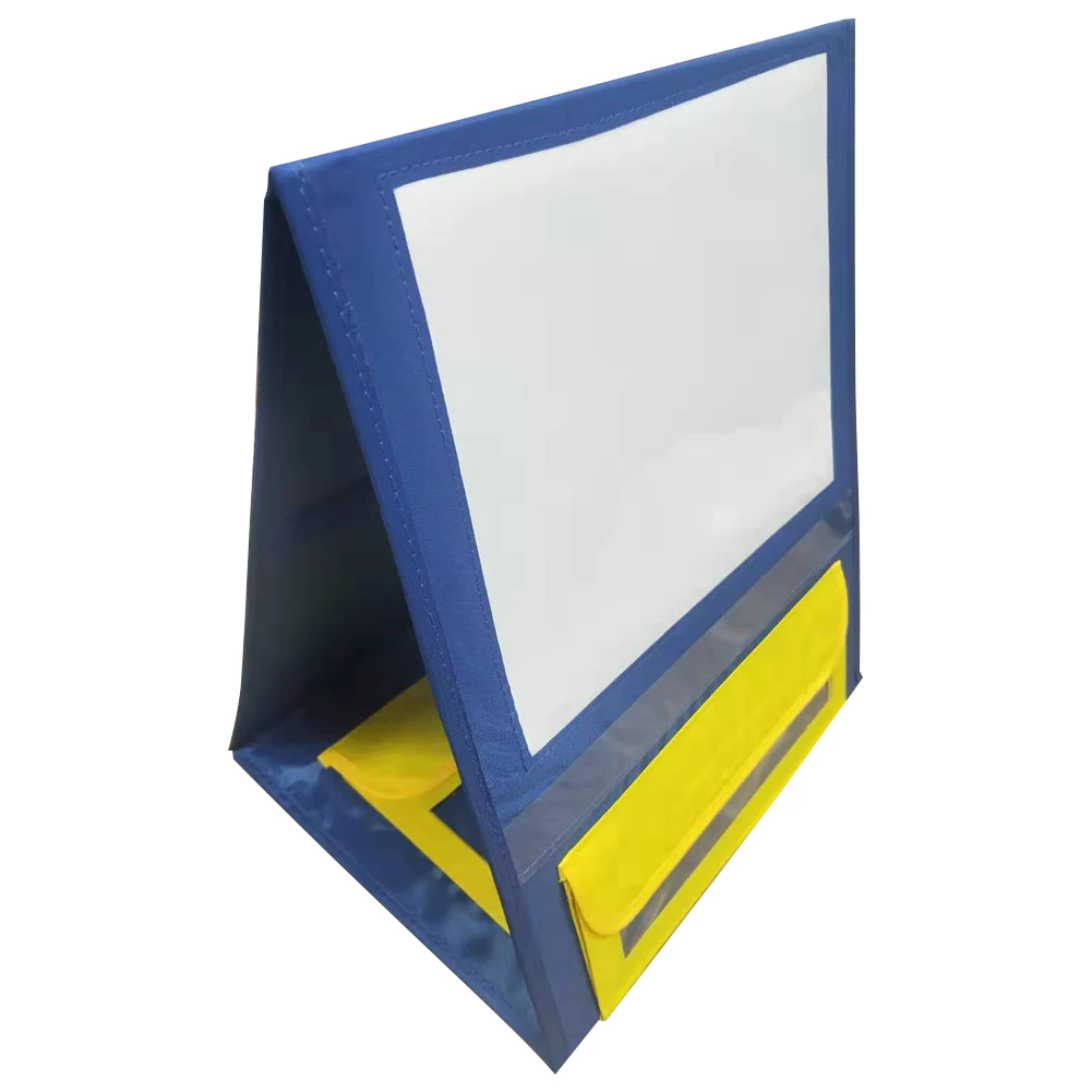 

Double Sided Learning Foldable Classroom Home Educational Tool Magnetic Desktop Small Tabletop Pocket Chart Family Self Standing