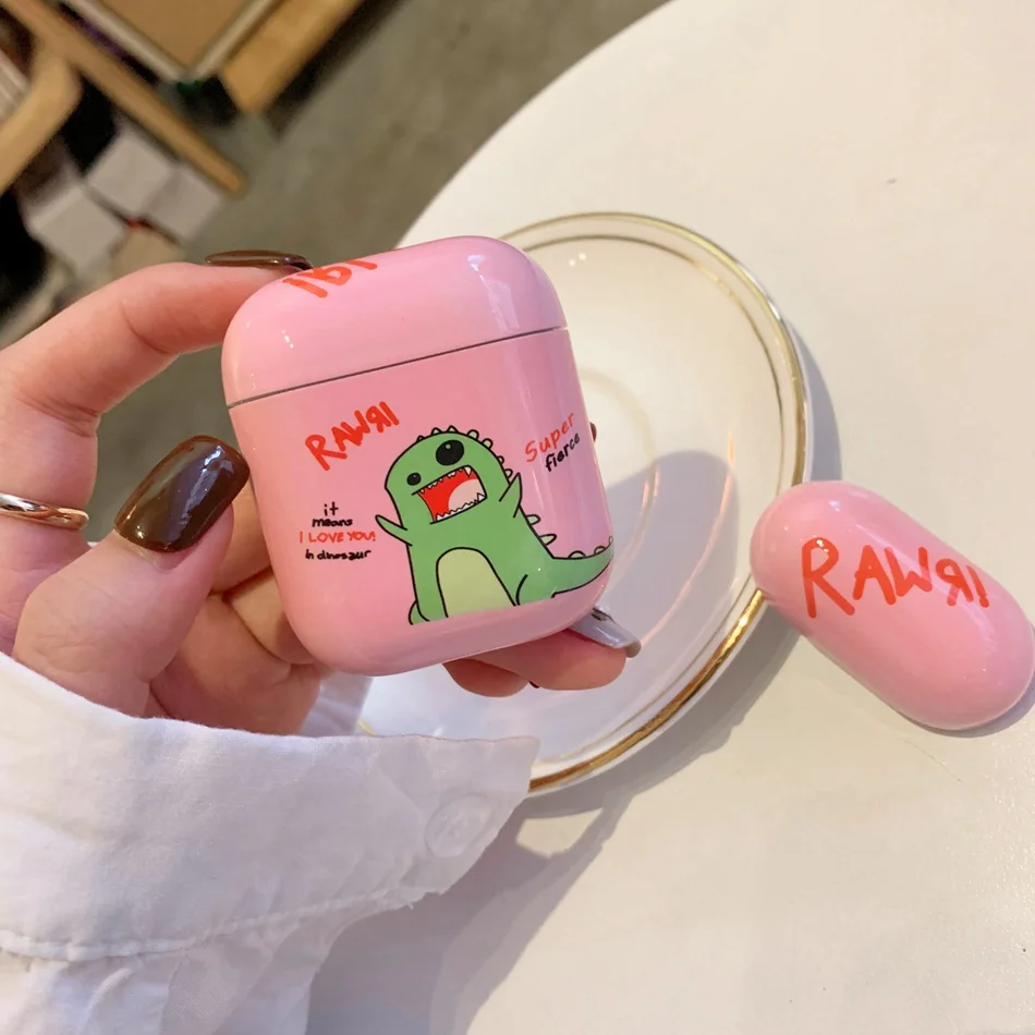 Беспроводной Bluetooth чехол для наушников для Airpods 2 чехол Роскошный чехол авокадо защитный чехол для Apple Air Pods Earpods аксессуары